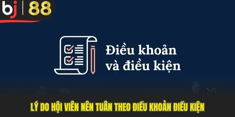 Lý do hội viên nên tuân theo điều khoản điều kiện